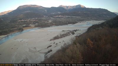 immagine della webcam nei dintorni di Verzegnis: webcam Pinzano al Tagliamento