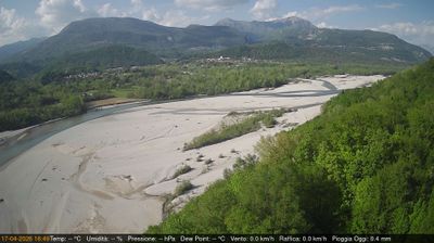 immagine della webcam nei dintorni di Caneva di Tolmezzo: webcam Pinzano al Tagliamento