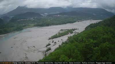 immagine della webcam nei dintorni di Maniago: webcam Pinzano al Tagliamento