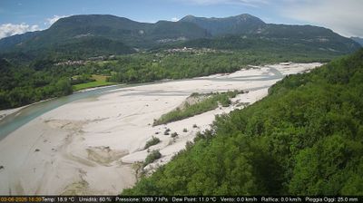 immagine della webcam nei dintorni di Tolmezzo: webcam Pinzano al Tagliamento