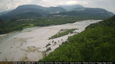 immagine della webcam nei dintorni di Martignacco: webcam Pinzano al Tagliamento