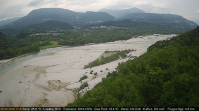 immagine della webcam nei dintorni di Bertiolo: webcam Pinzano al Tagliamento