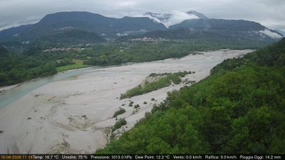 immagine della webcam nei dintorni di Tolmezzo: webcam Pinzano al Tagliamento
