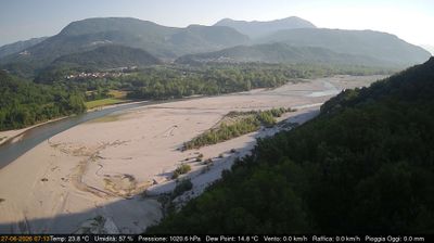 immagine della webcam nei dintorni di Udine: webcam Pinzano al Tagliamento
