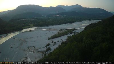 immagine della webcam nei dintorni di Clauzetto: webcam Pinzano al Tagliamento