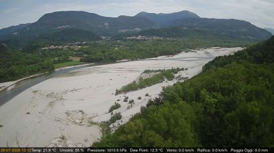 immagine della webcam nei dintorni di Bertiolo: webcam Pinzano al Tagliamento