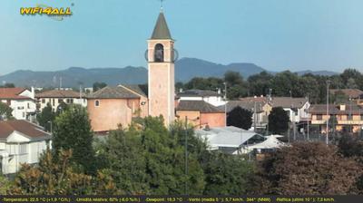 immagine della webcam nei dintorni di Fiesso d'Artico: webcam Maserà di Padova
