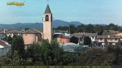 immagine della webcam nei dintorni di Fiesso d'Artico: webcam Maserà di Padova