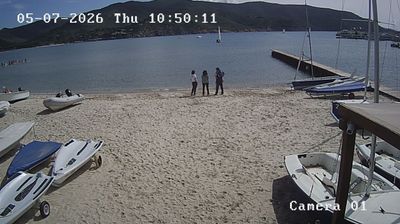 immagine della webcam nei dintorni di Portoferraio: webcam Marina di Campo
