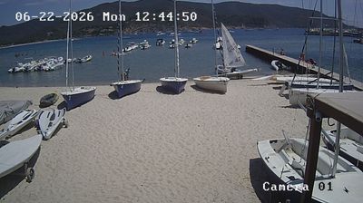 immagine della webcam nei dintorni di Portoferraio: webcam Marina di Campo