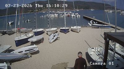 immagine della webcam nei dintorni di Campo nell'Elba: webcam Marina di Campo