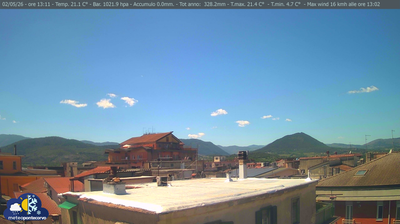 immagine della webcam nei dintorni di San Donato Val di Comino: webcam Pontecorvo