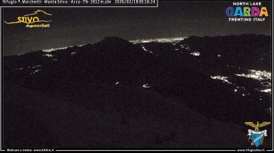 immagine della webcam nei dintorni di Monte Bondone: webcam Ronzo-Chienis