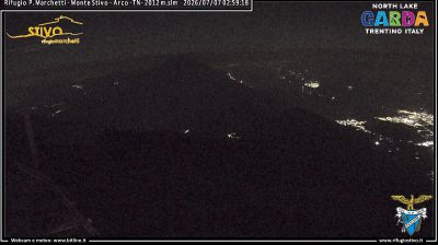 immagine della webcam nei dintorni di Monte Bondone: webcam Ronzo-Chienis