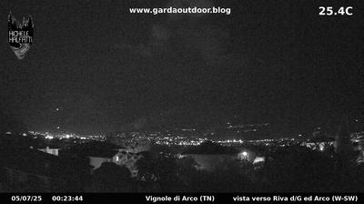 immagine della webcam nei dintorni di Nago-Torbole: webcam Arco