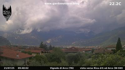 immagine della webcam nei dintorni di San Giacomo di Brentonico: webcam Arco