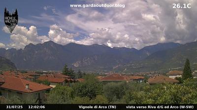 immagine della webcam nei dintorni di Sella Giudicarie: webcam Arco