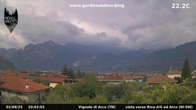 immagine della webcam nei dintorni di Tione di Trento: webcam Arco