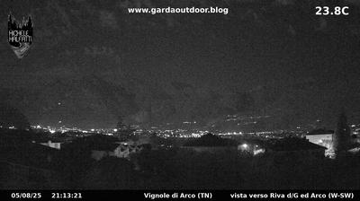 immagine della webcam nei dintorni di Tiarno di Sotto: webcam Arco