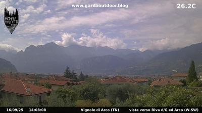 immagine della webcam nei dintorni di Monte Bondone: webcam Arco