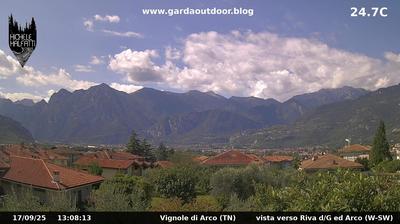 immagine della webcam nei dintorni di Ronzo-Chienis: webcam Arco