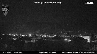 immagine della webcam nei dintorni di Stenico: webcam Arco