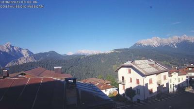 immagine della webcam nei dintorni di Cima Sappada: webcam Santo Stefano di Cadore
