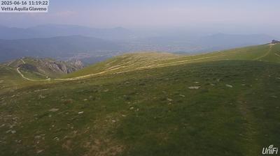 Preview delle webcam di Giaveno: Punta dell'Aquila - Val Sangone - Torino