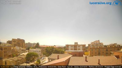 immagine della webcam nei dintorni di San Bartolomeo in Galdo: webcam Lucera