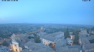 immagine della webcam nei dintorni di Castelfidardo: webcam Cingoli