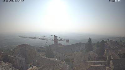 immagine della webcam nei dintorni di San Severino Marche: webcam Cingoli
