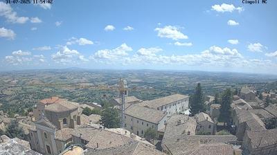 immagine della webcam nei dintorni di Fabriano: webcam Cingoli