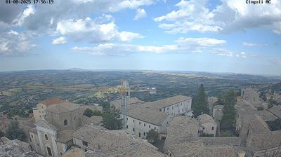 immagine della webcam nei dintorni di Treia: webcam Cingoli