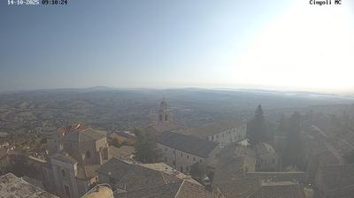 immagine della webcam nei dintorni di Castelfidardo: webcam Cingoli