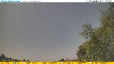 immagine della webcam nei dintorni di Roma Tuscolano: webcam Pomezia