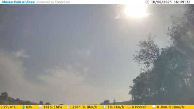 immagine della webcam nei dintorni di Roma San Saba: webcam Pomezia