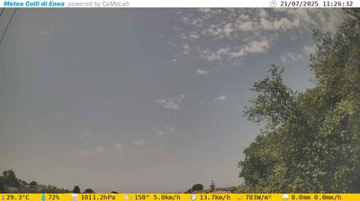immagine della webcam nei dintorni di Roma Ciampino: webcam Pomezia