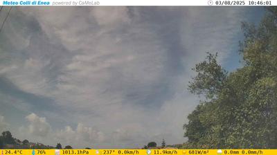 immagine della webcam nei dintorni di Roma Giuliano-Dalmata: webcam Pomezia