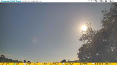 immagine della webcam nei dintorni di Rocca Priora: webcam Pomezia