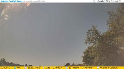 immagine della webcam nei dintorni di Aeroporto di Ciampino: webcam Pomezia