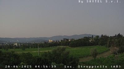 immagine della webcam nei dintorni di Monte Santa Maria Tiberina: webcam Arezzo