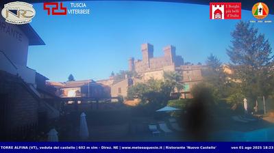 immagine della webcam nei dintorni di Ischia di Castro: webcam Castel Viscardo