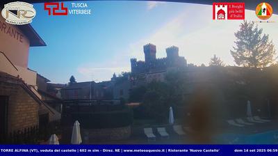 immagine della webcam nei dintorni di Capodimonte: webcam Castel Viscardo