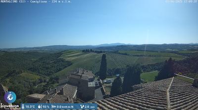 immagine della webcam nei dintorni di Montepulciano Stazione: webcam Montalcino