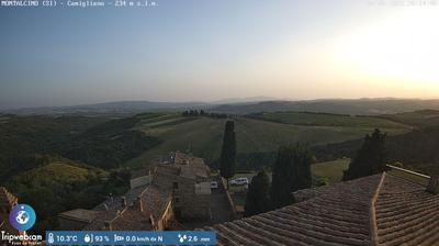 immagine della webcam nei dintorni di Montepulciano: webcam Montalcino