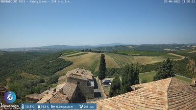 immagine della webcam nei dintorni di Pienza: webcam Montalcino