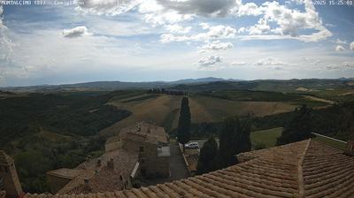 immagine della webcam nei dintorni di Castel del Piano: webcam Montalcino