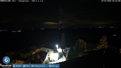 immagine della webcam nei dintorni di Castel del Piano: webcam Montalcino