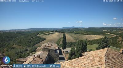 immagine della webcam nei dintorni di Siena: webcam Montalcino
