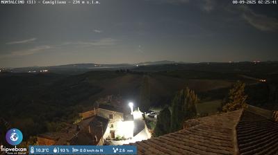 immagine della webcam nei dintorni di Castel del Piano: webcam Montalcino